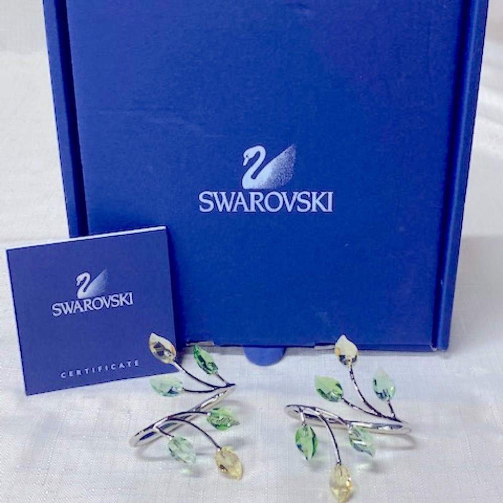 Swarovski Leaves Napkin Rings